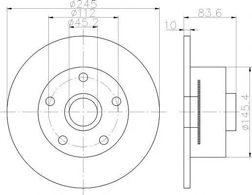 Imagine Disc frana TEXTAR 92154303