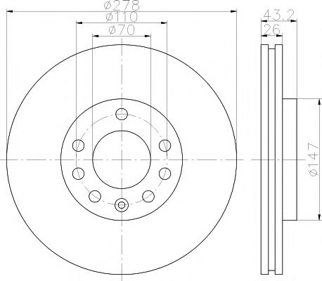 Imagine Disc frana TEXTAR 92156400