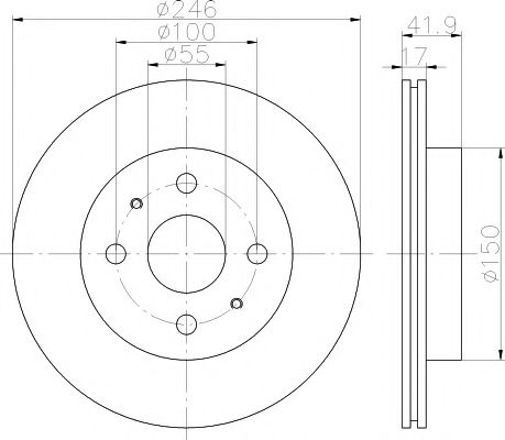 Imagine Disc frana TEXTAR 92165600