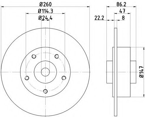 Imagine Disc frana TEXTAR 92196000