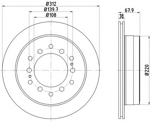 Imagine Disc frana TEXTAR 92231003