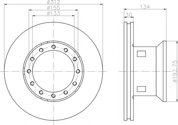 Imagine Disc frana TEXTAR 93084200