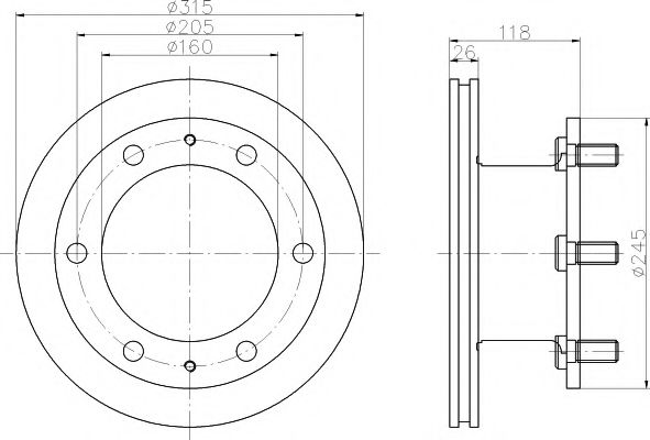 Imagine Disc frana TEXTAR 93084600