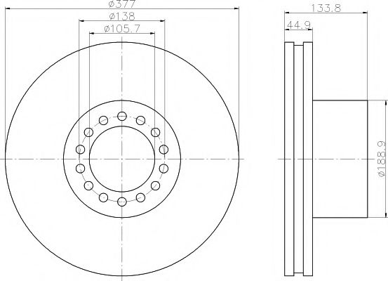 Imagine Disc frana TEXTAR 93101400