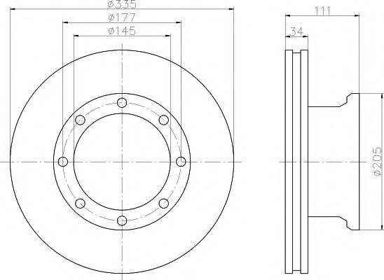 Imagine Disc frana TEXTAR 93102300