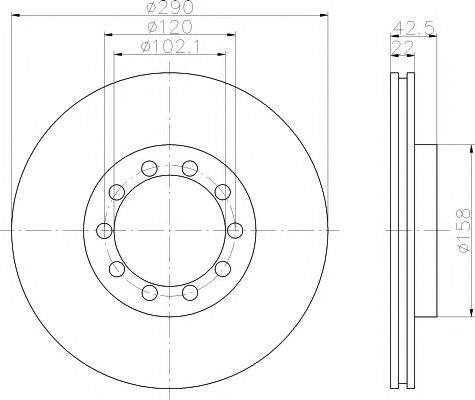 Imagine Disc frana TEXTAR 93117400