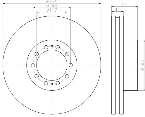 Imagine Disc frana TEXTAR 93142700