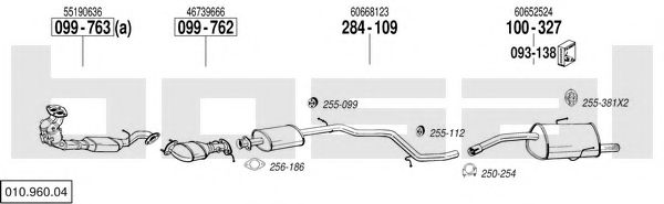 Imagine Sistem de esapament BOSAL 010.960.04