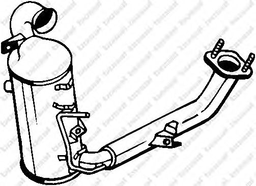 Imagine Filtru funingine/particule, sist.de esapament BOSAL 095-215