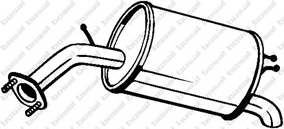 Toba esapament finala BOSAL 128-007