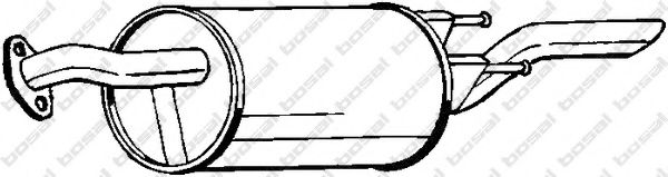 Toba esapament finala BOSAL 229-605