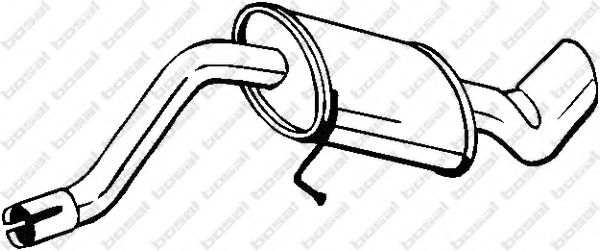 Toba esapament finala BOSAL 247-035