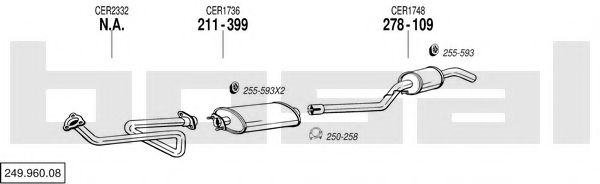 Imagine Sistem de esapament BOSAL 249.960.08
