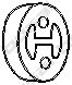Banda cauciuc, sistem de esapament BOSAL 255-118