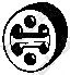 Banda cauciuc, sistem de esapament BOSAL 255-414