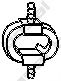 Banda cauciuc, sistem de esapament BOSAL 255-511