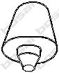 Banda cauciuc, sistem de esapament BOSAL 255-808