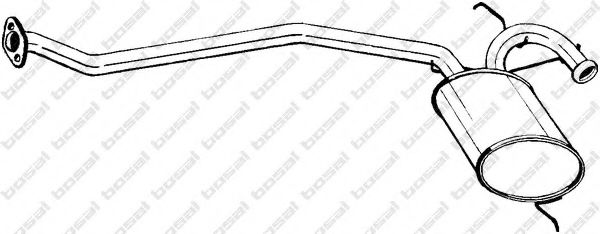 Toba esapamet intermediara BOSAL 279-241