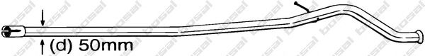 Teava reparatie, catalizator BOSAL 889-541