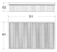 Imagine Filtru aer CHAMPION U664/606