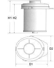 Imagine Filtru aer CHAMPION V435/606