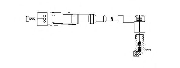 Imagine fisa bujii BREMI 151/70