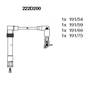 Imagine Set cablaj aprinder BREMI 222D200