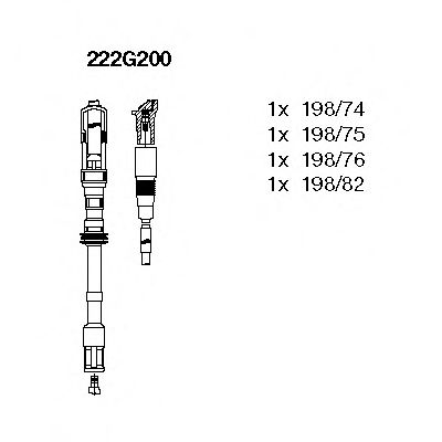 Imagine Set cablaj aprinder BREMI 222G200