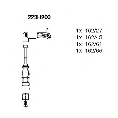 Imagine Set cablaj aprinder BREMI 223H200