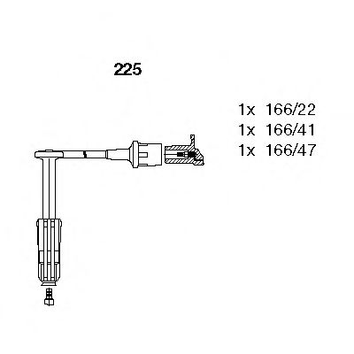 Imagine Set cablaj aprinder BREMI 225