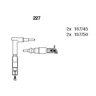 Imagine Set cablaj aprinder BREMI 227