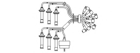 Set cablaj aprinder BREMI 243