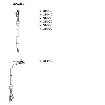 Imagine Set cablaj aprinder BREMI 300/382