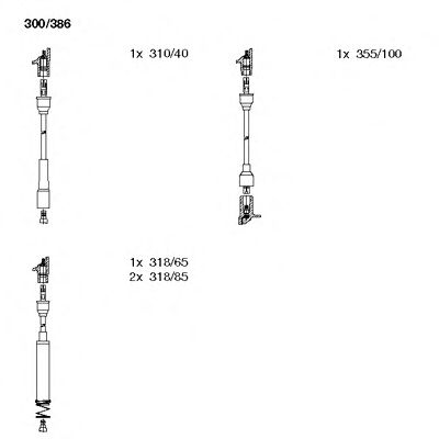 Imagine Set cablaj aprinder BREMI 300/386