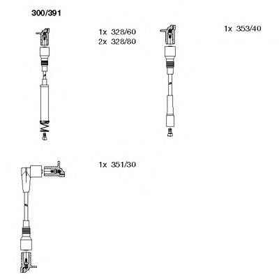 Imagine Set cablaj aprinder BREMI 300/391