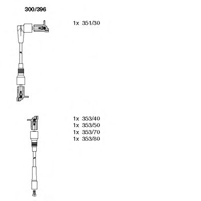 Imagine Set cablaj aprinder BREMI 300/396