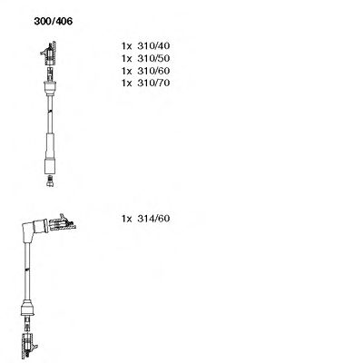 Imagine Set cablaj aprinder BREMI 300/406