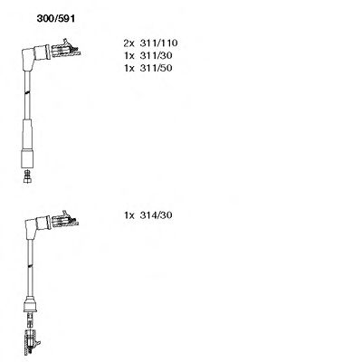Imagine Set cablaj aprinder BREMI 300/591