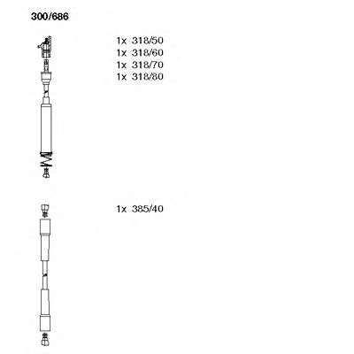 Imagine Set cablaj aprinder BREMI 300/686