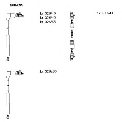 Imagine Set cablaj aprinder BREMI 300/695