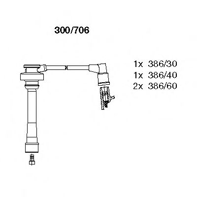 Imagine Set cablaj aprinder BREMI 300/706