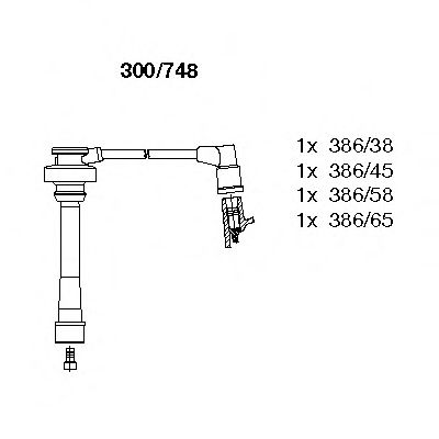 Imagine Set cablaj aprinder BREMI 300/748