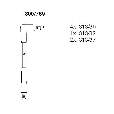 Imagine Set cablaj aprinder BREMI 300/769