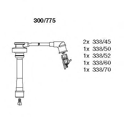 Imagine Set cablaj aprinder BREMI 300/775