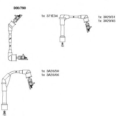 Imagine Set cablaj aprinder BREMI 300/790