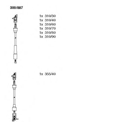 Imagine Set cablaj aprinder BREMI 300/887