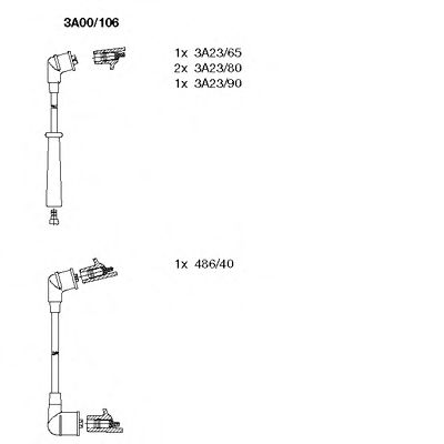 Imagine Set cablaj aprinder BREMI 3A00/106