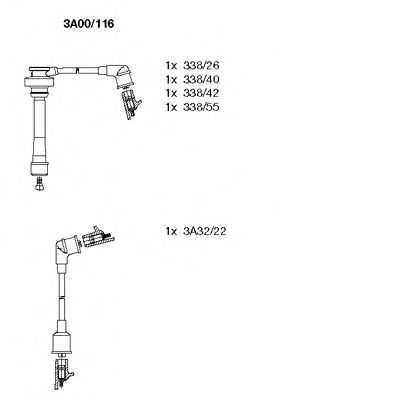 Imagine Set cablaj aprinder BREMI 3A00/116