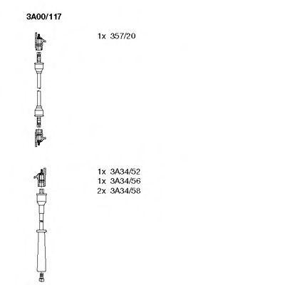 Imagine Set cablaj aprinder BREMI 3A00/117