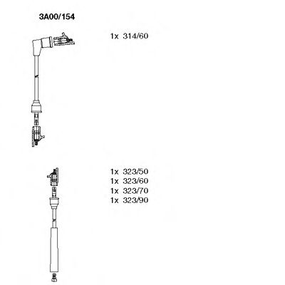 Imagine Set cablaj aprinder BREMI 3A00/154